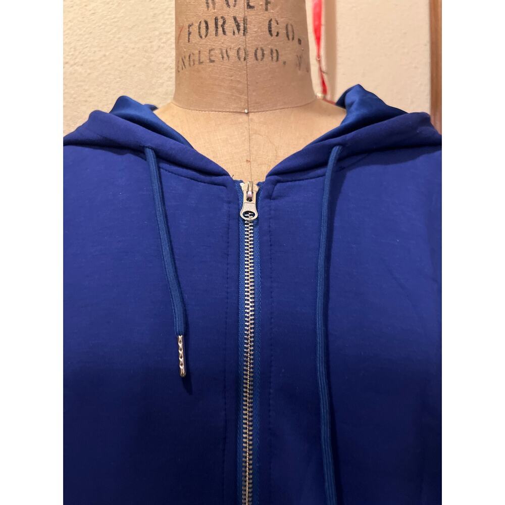 Women's Casual Long Sleeve Zip Up Sweatshirt Hoodie Jacket NWT Size XL - Picture 4 of 11